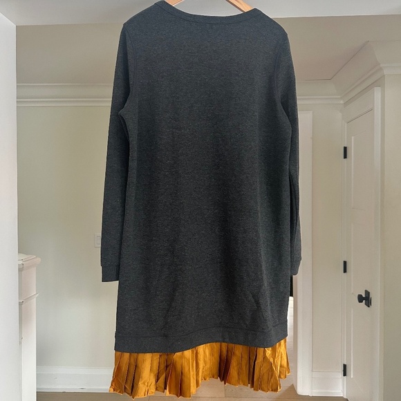 Scotch & Soda dress, dark grey/burnt orange ruffle - size 8-10 (S&S size 3) - Picture 5 of 16